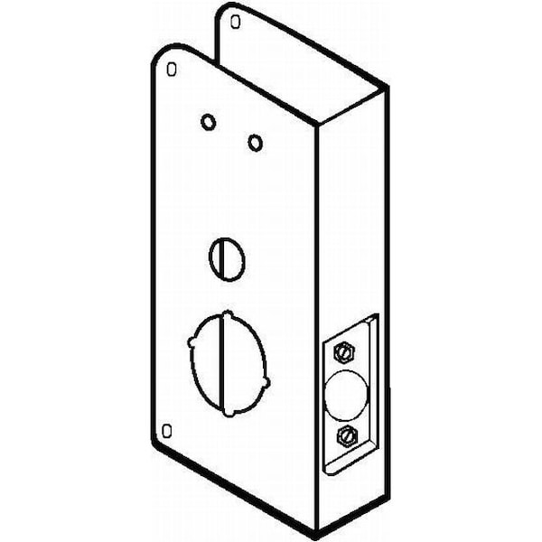 9" Classic Wrap Around for Codelocks 2010, 4010, and 5000 with 2-3/4" Backset and 1-3/4" Door